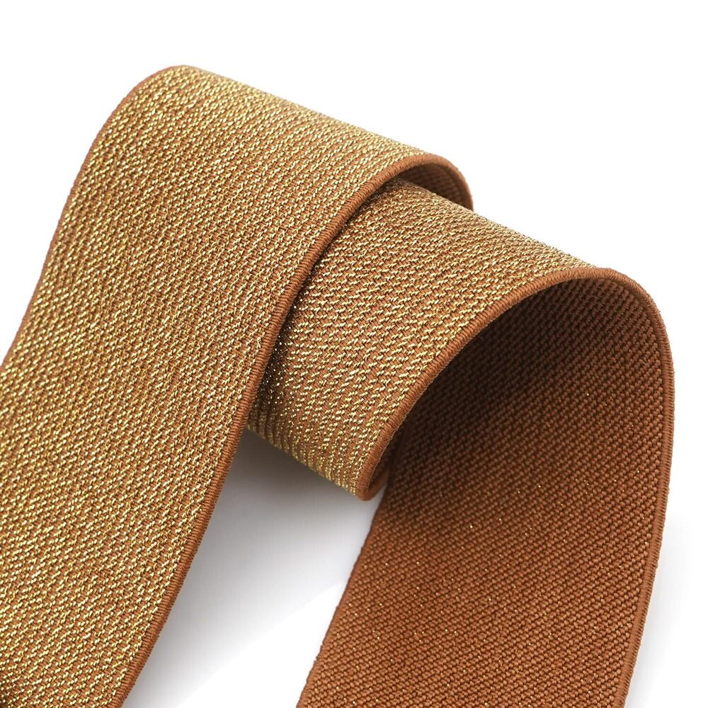 3185 Women Wide Stretchy Waist Belts Elastic Cinch Belt For Dresses Bling - Picture 6 of 6